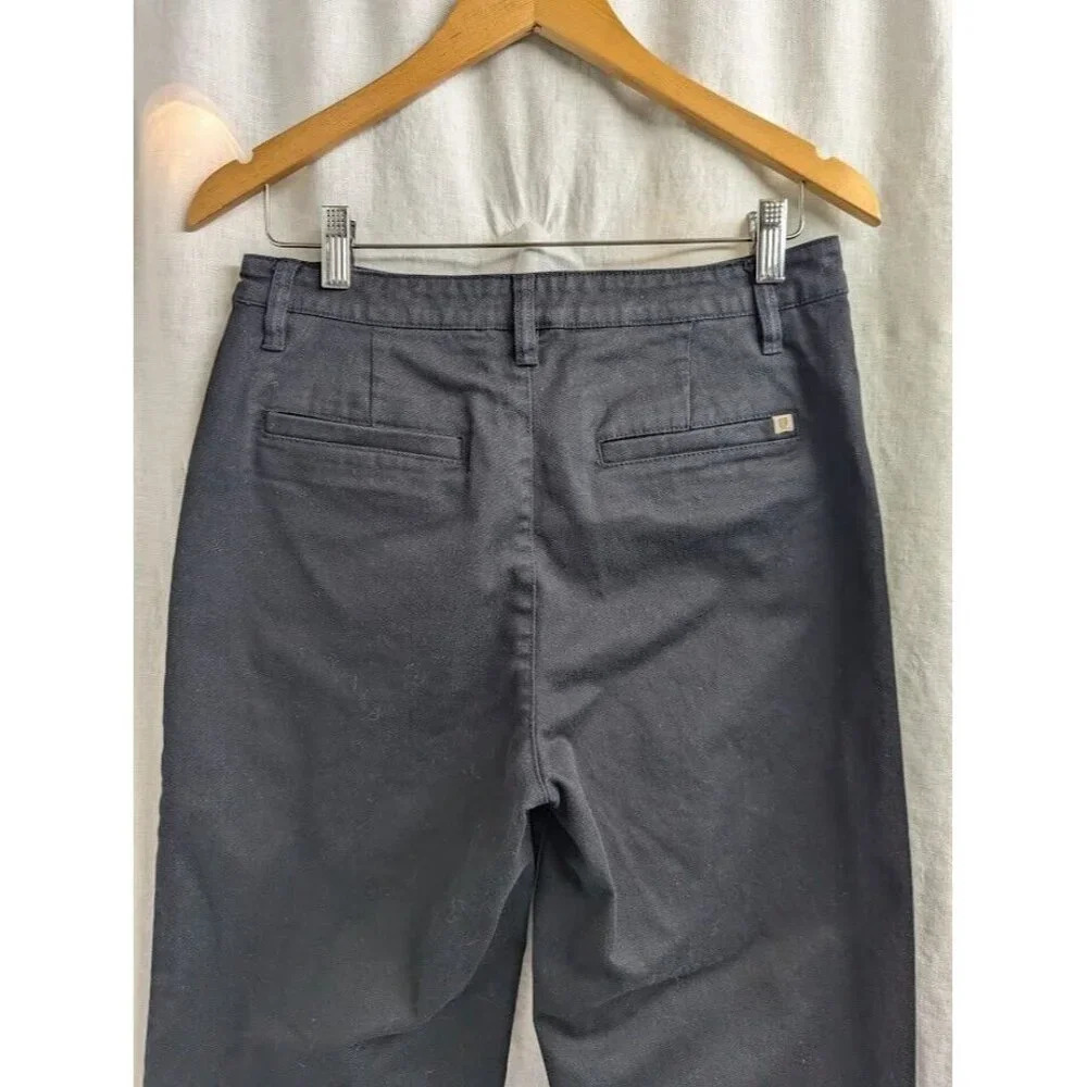 Brixton black Victory pant, women's size 28, straight leg, cropped B16 - Picture 7 of 10